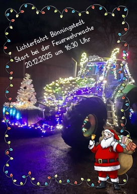 Lichterfahrt in Bönningstedt Lichterfahrt